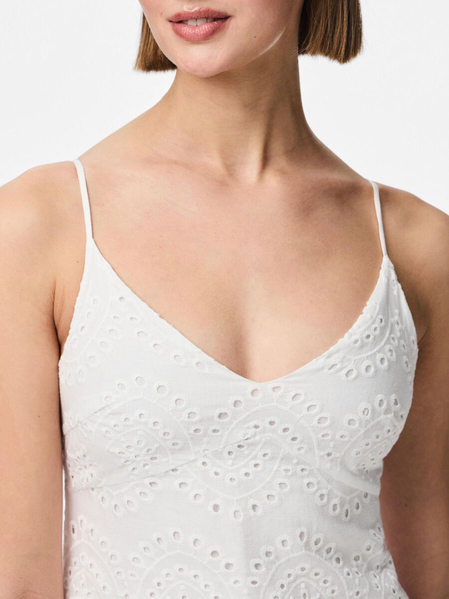 Carousel image - PCVILDE SLEEVELESS DRESS, Bright White | 6