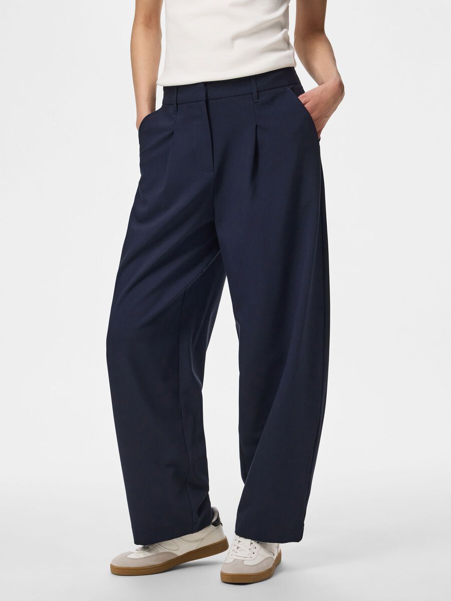 Product carousel image - PCBOSELLA MW BARREL TROUSERS, Night Sky | 1