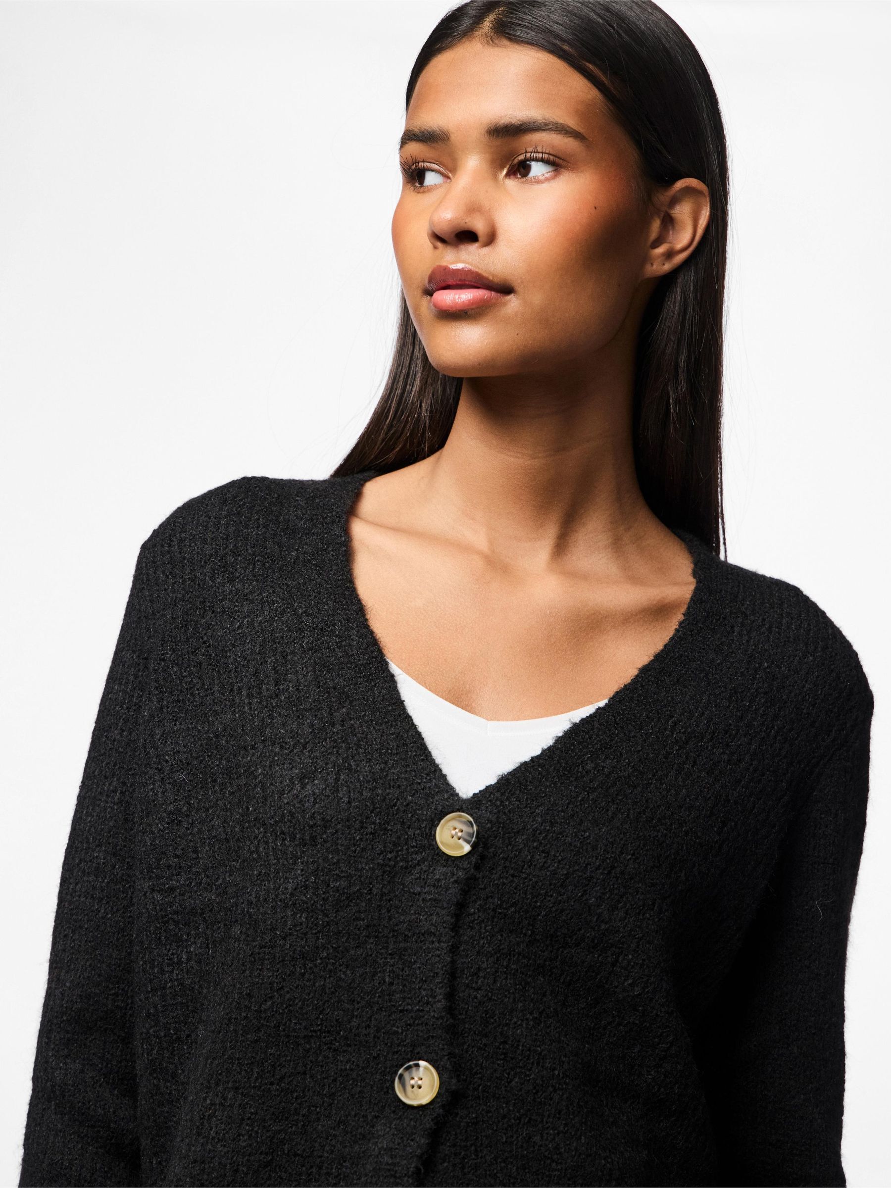 PCELLEN CARDIGAN Black PIECES UK