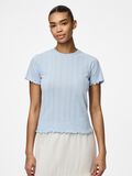 Pieces PCMARIE HULMØNSTRET T-SHIRT, Cashmere Blue, highres - 17152053_CashmereBlue_003.jpg