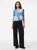 Pieces PCFIE FLOUNCE PATCHWORK DENIMVEST, Dark Blue Denim, highres - 17158454_DarkBlueDenim_005.jpg