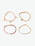 Pieces 4-PAK ARMBÅND, Gold Colour, highres - 17103021_GoldColour_750797_001.jpg