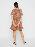 Pieces FLORAL-PRINT SMOCK DRESS, Copper Brown, highres - 17104719_CopperBrown_772457_004.jpg