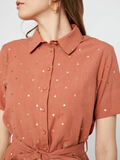 Pieces POLKA-DOT SHIRT DRESS, Copper Brown, highres - 17102886_CopperBrown_748556_006.jpg