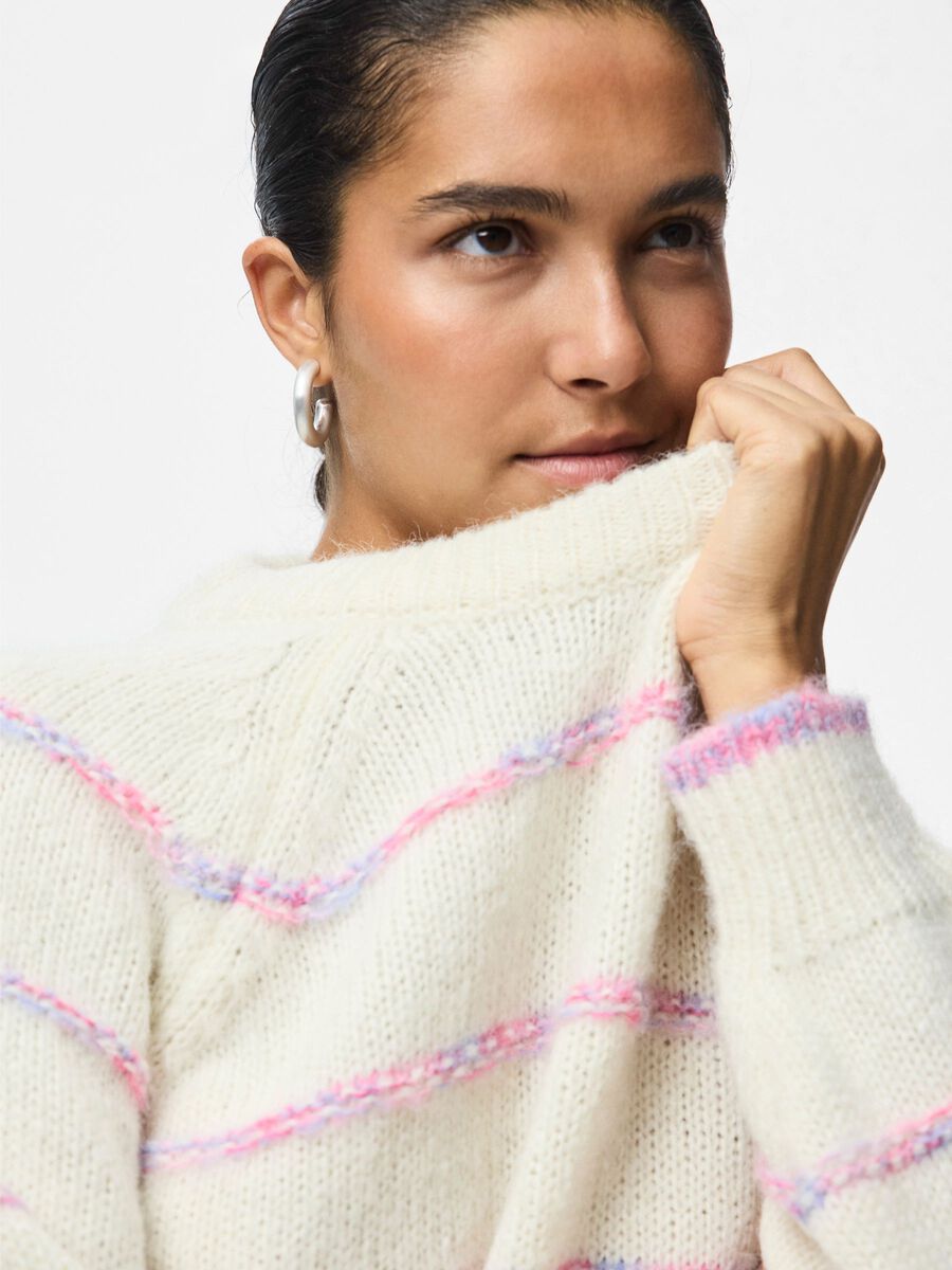 Product carousel image - PCNEILIA STRICKPULLOVER, Birch | 1