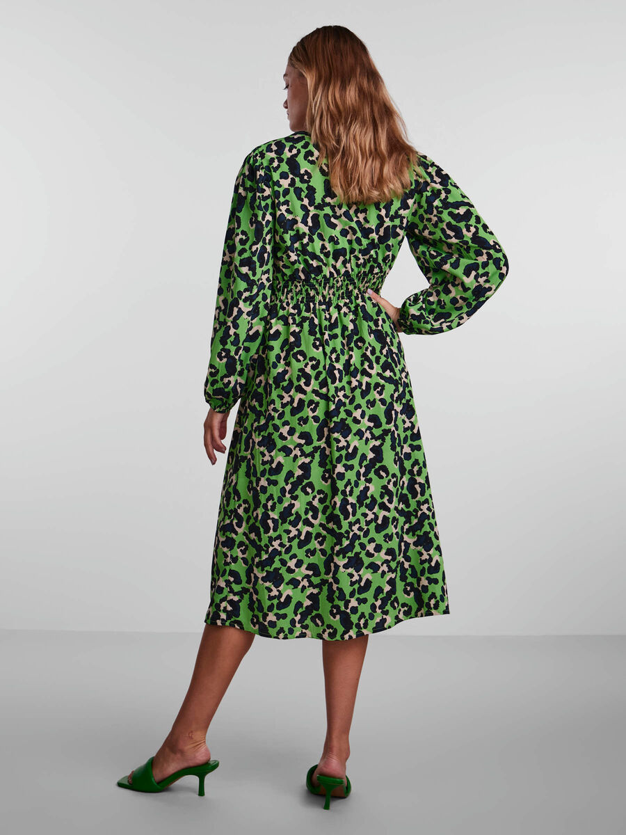 Pieces PCMELINE MIDI JURK, Grass Green, highres - 17131926_GrassGreen_988065_004.jpg