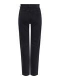 Pieces PCKELLY HW STRAIGHT FIT JEANS, Black, highres - 17147294_Black_002.jpg