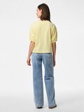 Pieces PCMILJE SHORT SLEEVED TOP, French Vanilla, highres - 17163762_FrenchVanilla_004.jpg