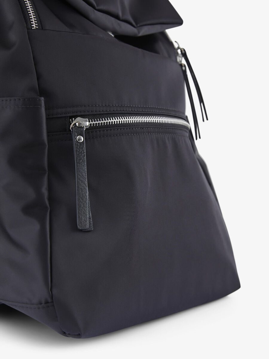 Pieces GLIDELÅSDETALJ NYLON RYGGSEKK, Black, highres - 17102789_Black_006.jpg
