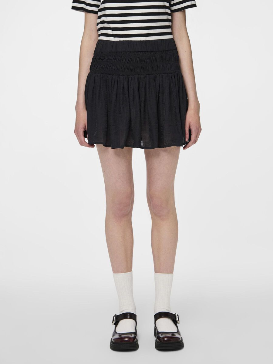 Pieces PCJULIA  MINI SKIRT, Black, highres - 17155733_Black_003.jpg