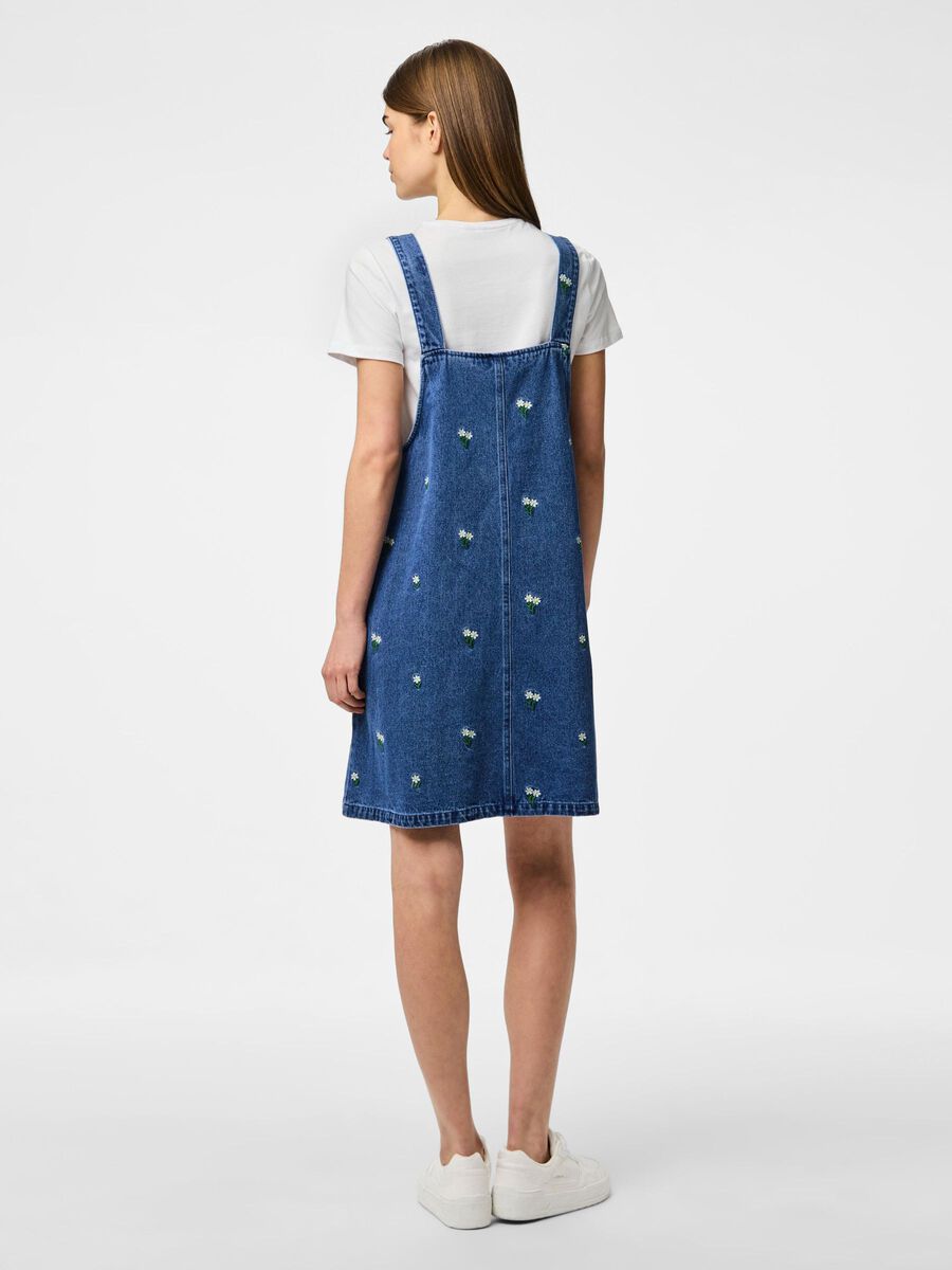 Pieces PCFREIA DENIM SPENCER-KLEID, Medium Blue Denim, highres - 17161256_MediumBlueDenim_1222164_004.jpg