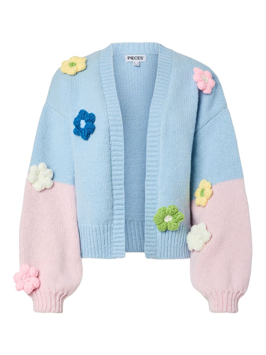 Product carousel image - PCJENNER CARDIGAN EN MAILLE, Cashmere Blue | 1