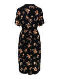 Pieces FLORAL PRINT MIDI DRESS, Black, highres - 17114093_Black_853520_001.jpg