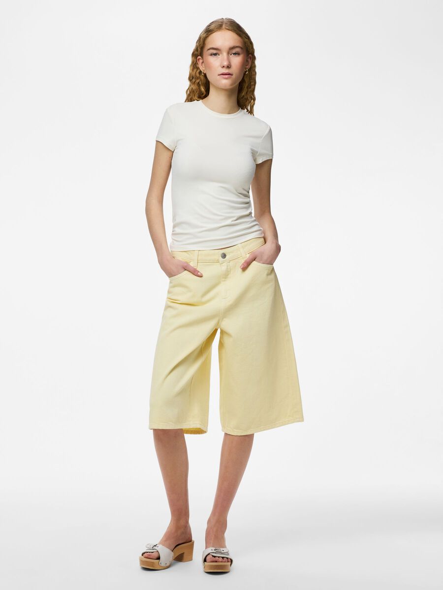 Carousel image - PCSKY MW  DENIM SHORTS, French Vanilla | 3