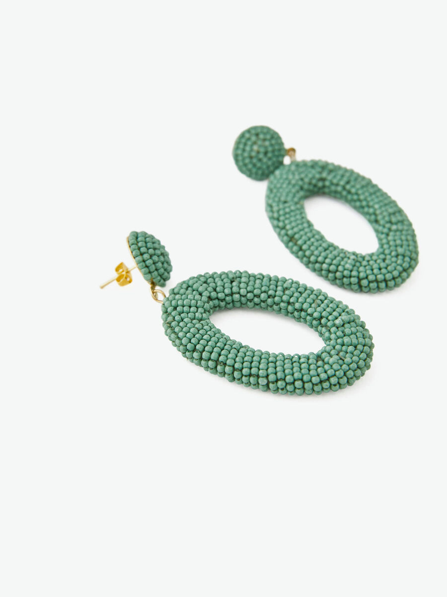 Pieces PERLEN TROPFEN OHRRINGE, Malachite Green, highres - 17102378_MalachiteGreen_006.jpg