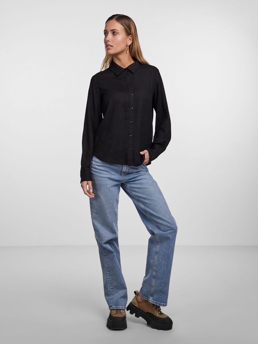 Carousel image - PCNOVA LONG SLEEVED SHIRT, Black | 3
