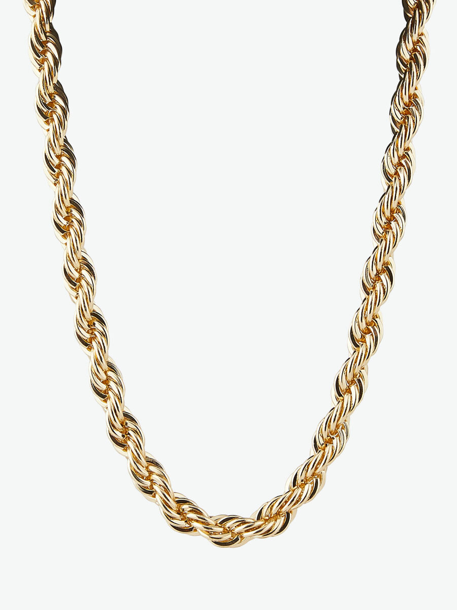 Pieces SNOET HALSKÆDE, Gold Colour, highres - 17110043_GoldColour_001.jpg