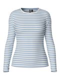 Pieces PCRUKA TOP MED LANGE ÆRMER, Cashmere Blue, highres - 17133838_CashmereBlue_1003669_001.jpg