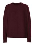 Product image thumbnail - PCMALOU KNITTED PULLOVER, Tawny Port | 5