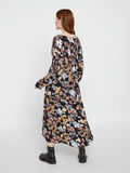 Pieces FLORAL-PRINT VISCOSE MIDI DRESS, Black, highres - 17104647_Black_769157_004.jpg