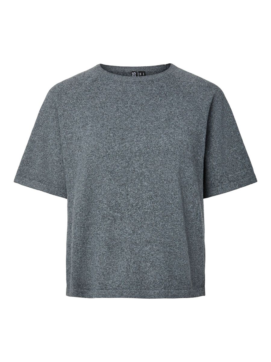 Product carousel image - PCBREE TOP EN MAILLE, Dark Grey Melange | 1