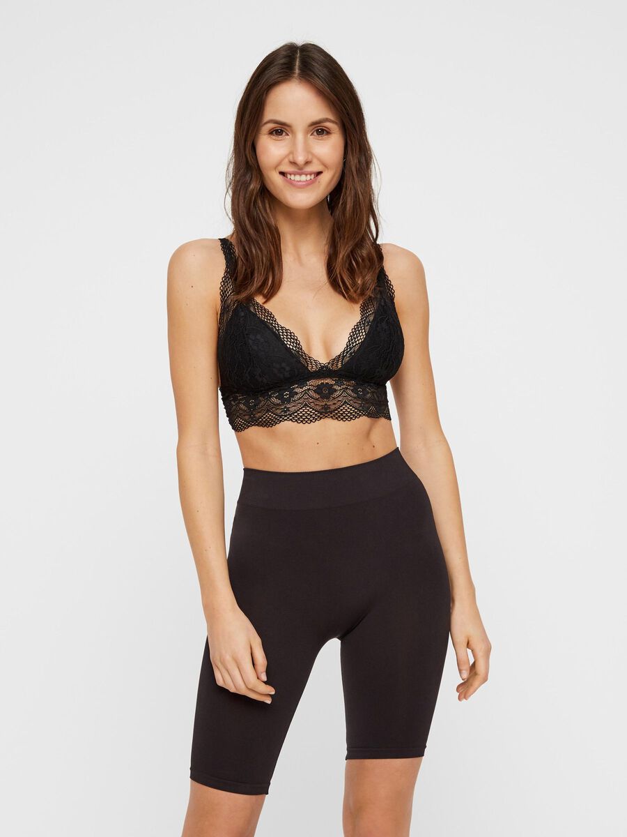 Carousel image - BLONDEKANTET LONGLINE BH, Black | 5