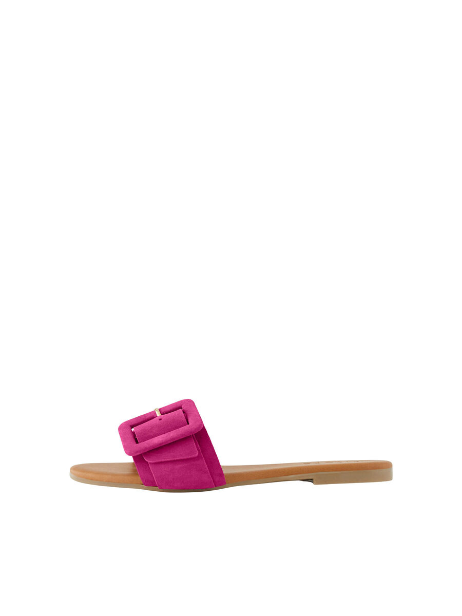 regiment Roeispaan Brein Pcvika leren sandalen | Pieces