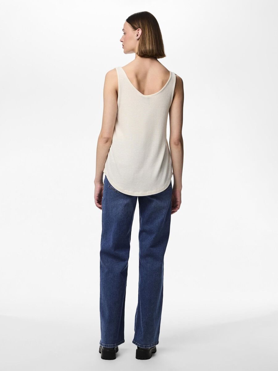 Pieces PCBILLO LUREX TANK TOP, Bright White, highres - 17095076_BrightWhite_930943_004.jpg