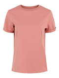 Pieces T-SHIRT, Canyon Rose, highres - 17086970_CanyonRose_795631_001.jpg