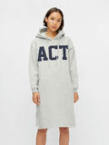 Pieces SWEAT JURK MET LANGE MOUWEN, Light Grey Melange, highres - 17112542_LightGreyMelange_003.jpg