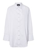 Pieces CAMICIA A MANICHE LUNGHE, Bright White, highres - 17138508_BrightWhite_1032754_001.jpg