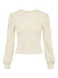 Pieces PUFF SHOULDER TOP, Fog, highres - 17113171_Fog_001.jpg