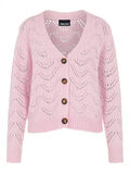 Pieces PATTERN KNITTED CARDIGAN, Pastel Lavender, highres - 17106370_PastelLavender_800167_001.jpg