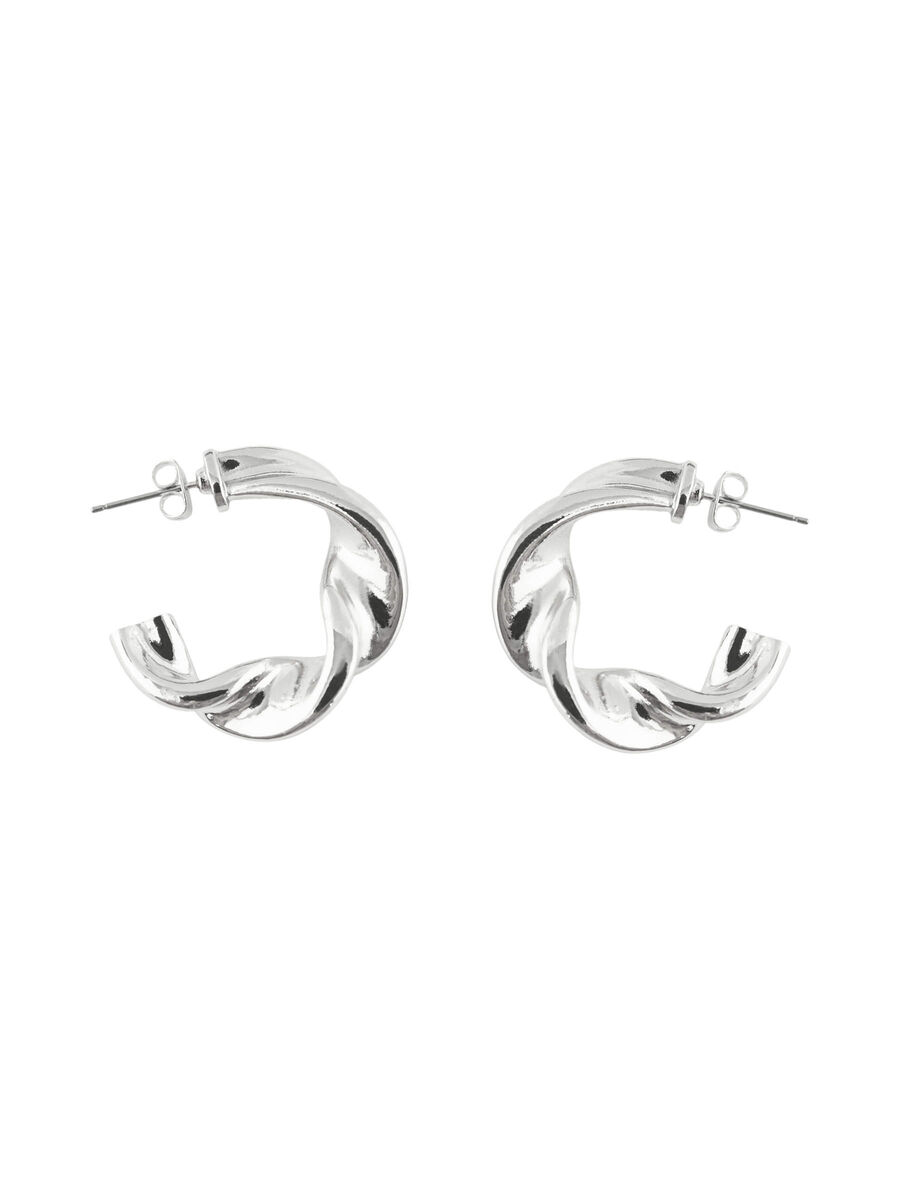 Pieces SNOEDE RING ØRERINGE, Silver Colour, highres - 17103853_SilverColour_008.jpg