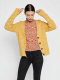 Pieces PATTERN KNITTED CARDIGAN, Nugget Gold, highres - 17106370_NuggetGold_800167_003.jpg