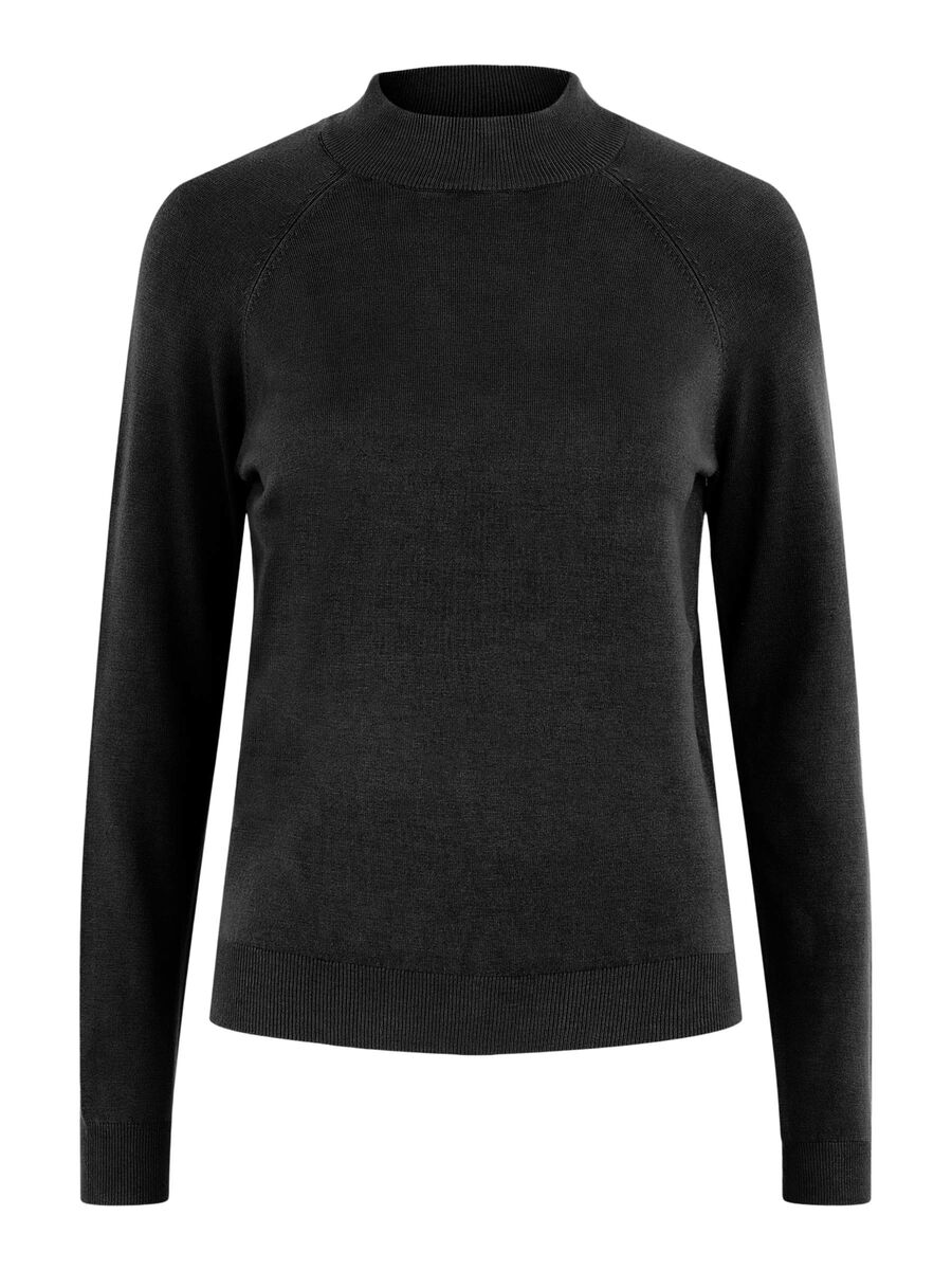 Carousel image - H&Oslash;J HALS STRIKKET TOP, Black | 6
