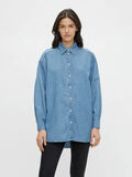 Pieces PCSILJA SHIRT, Medium Blue Denim, highres - 17117079_MediumBlueDenim_003.jpg