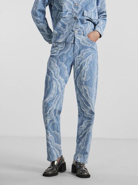 Pieces PCDITTE STRAIGHT FIT JEANS, Light Blue Denim, highres - 17138779_LightBlueDenim_1034528_003.jpg