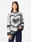 Product image thumbnail - PCJESSA PULLOVER, Dark Grey Melange | 1