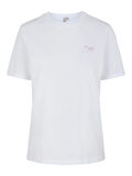 Pieces SMALL PRINT T-SHIRT, Bright White, highres - 17110115_BrightWhite_813863_001.jpg