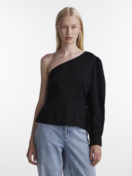 Pieces TOP CON HOMBROS ABIERTOS, Black, highres - 17144010_Black_003.jpg