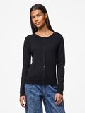 Pieces PCNORA STRIKKET CARDIGAN, Black, highres - 17154558_Black_003.jpg