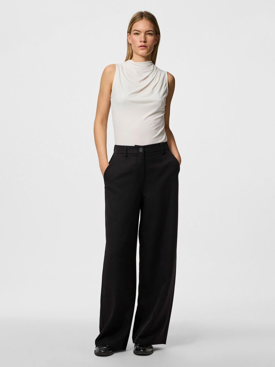 Pieces PCKAMIL HOSE MIT WEITEM BEIN, Black, highres - 17155335_Black_005.jpg