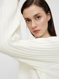 Pieces LANGERMET STRIKKET PULLOVER, Bright White, highres - 17110728_BrightWhite_006.jpg