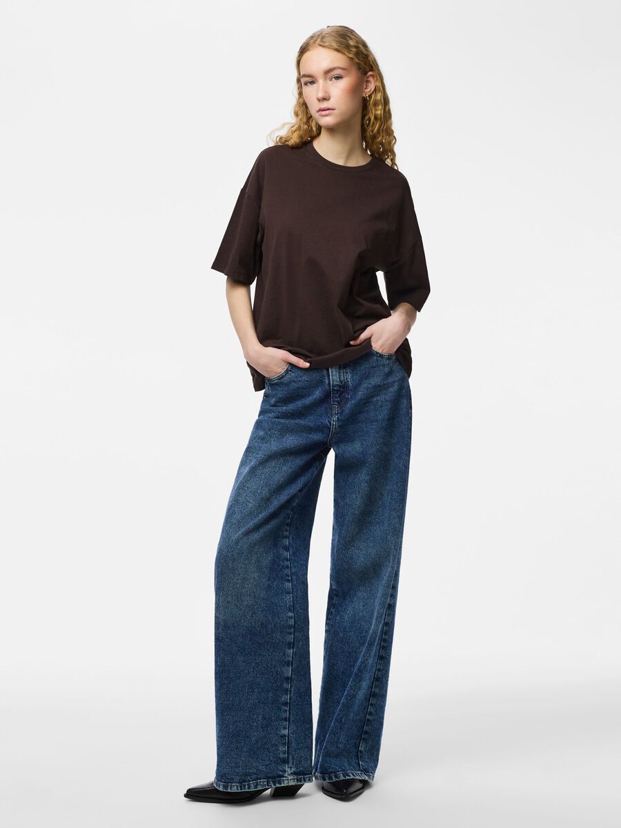 Product carousel image - PCSADIE 2/4 T-SHIRT, Hot Fudge | 1