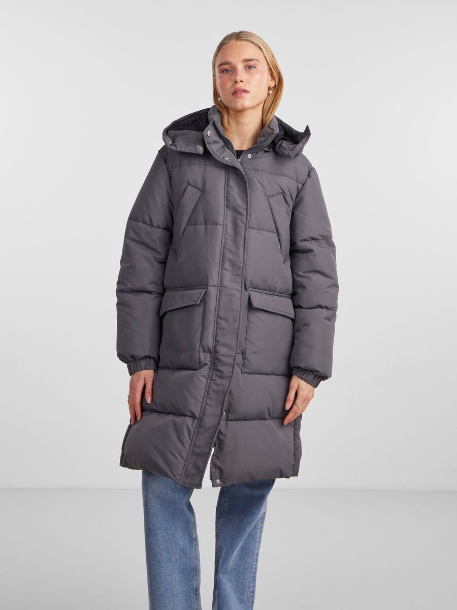 Pieces PCJELANA PUFFER JACKET, Magnet, highres - 17142053_Magnet_003.jpg