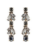 Pieces RHINESTONE DROP EARRINGS, Gold Colour, highres - 17100479_GoldColour_723368_001.jpg