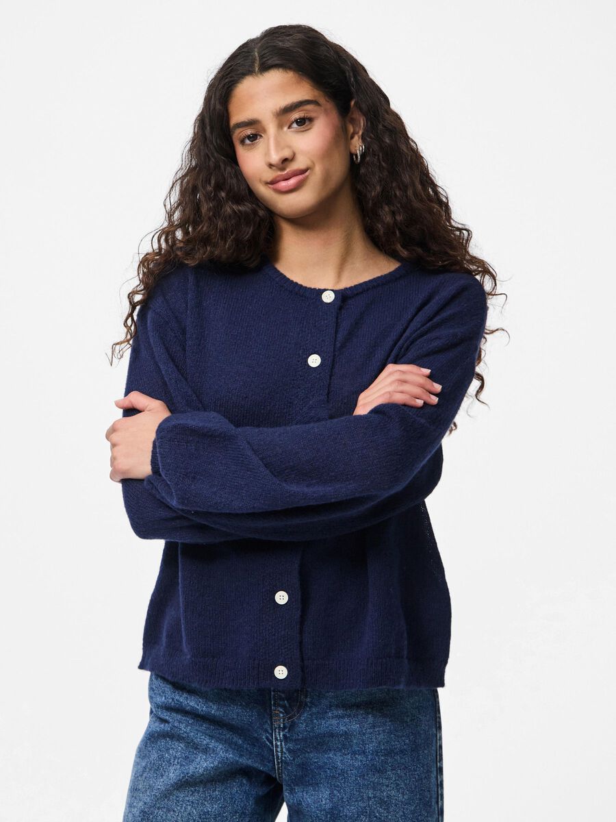 Pieces PCIDA KNITTED CARDIGAN, Maritime Blue, highres - 17157589_MaritimeBlue_003.jpg