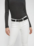 Pieces MID WAIST CROPPED JEAN, Bright White, highres - 17080656_BrightWhite_006.jpg