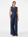 Product image thumbnail - PCROSE LONG  DENIM VEST, Dark Blue Denim | 5
